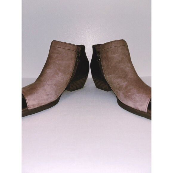 OTBT Women's Truckage Open Toe Booties Size 8 - Picture 5 of 7